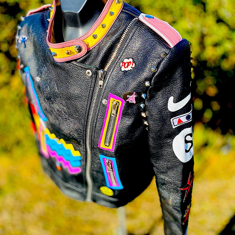 Crop Faux Leather Jacket